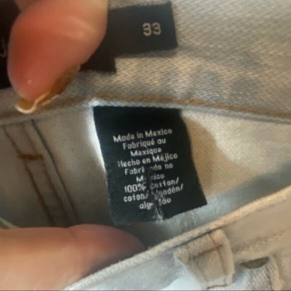 Calvin Klein Jeans Light Wash With Surf Repair Size 33 - Picture 8 of 12